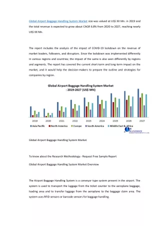 Global Airport Baggage Handling System Market