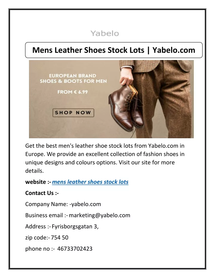 mens leather shoes stock lots yabelo com