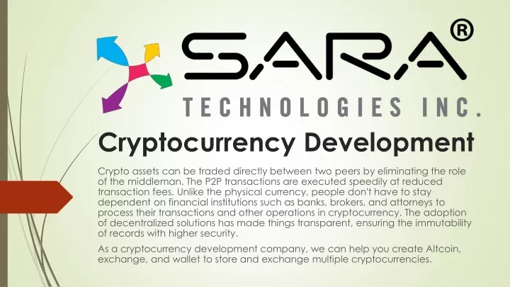 cryptocurrency development