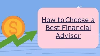 how to choose a best financial advisor