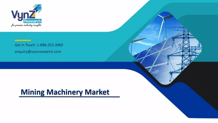 mining machinery market