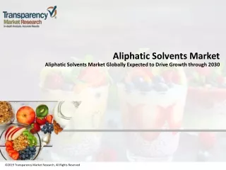 4.Aliphatic Solvents Market