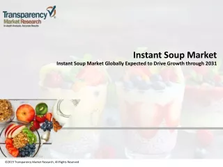 5.Instant Soup Market