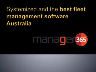 fleet management software Australia for streamlined business