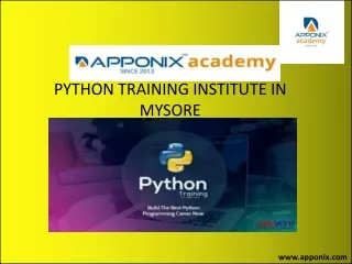 python training institute in mysore