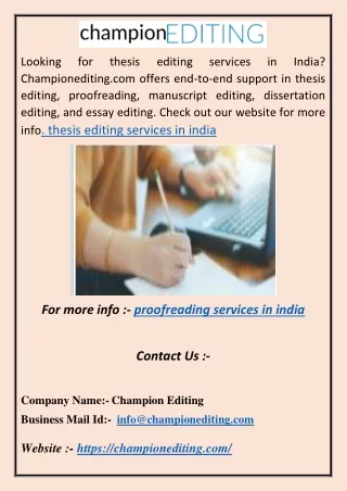 proofreading services in india DR