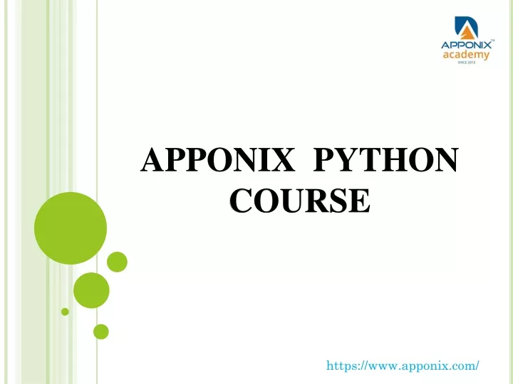 apponix python course
