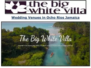 Wedding Venues in Ocho Rios Jamaica