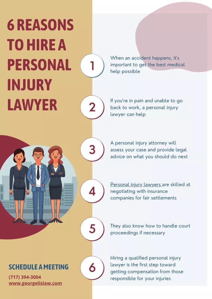 6 reasons to hire a personal injury lawyer