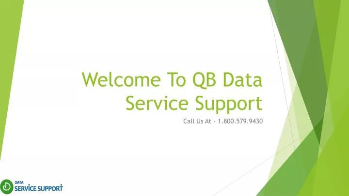 welcome to qb data service support