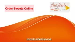 Order Sweets Online| Online Sweets Delivery | Send Sweets Online