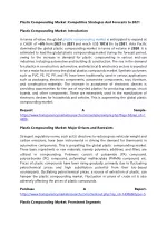 Plastic Compounding Market :Competitive Strategies And Forecasts to 2021 - slide 1