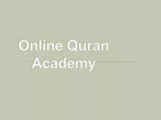 Al Online Quran Academy