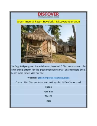Travel Agent in Andaman | Discoverandaman.in