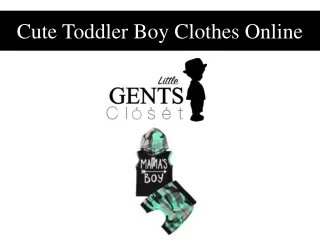 Cute Toddler Boy Clothes Online