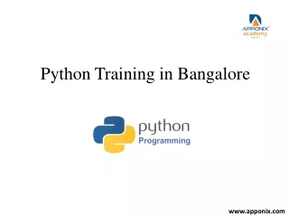 Python Training in Bangalore