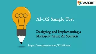 ai 102 sample test ai 102 sample test