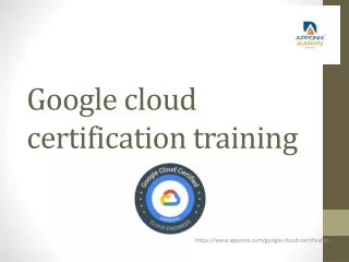 google cloud certification training