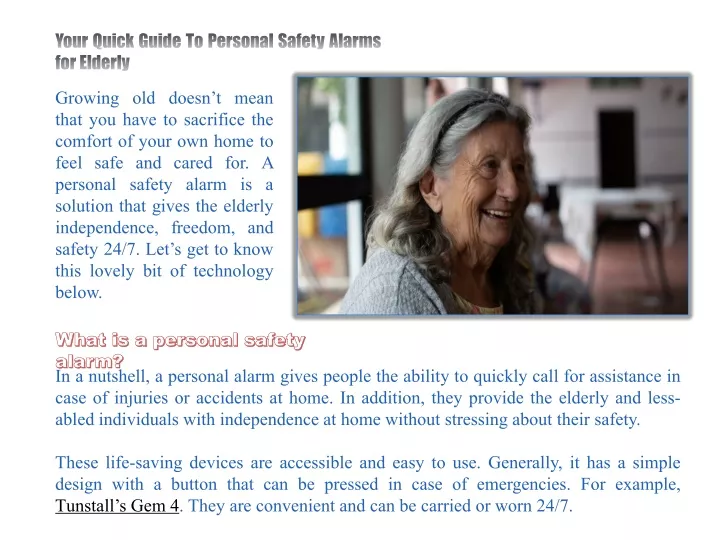 your quick guide to personal safety alarms