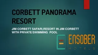 corbett panorama resort