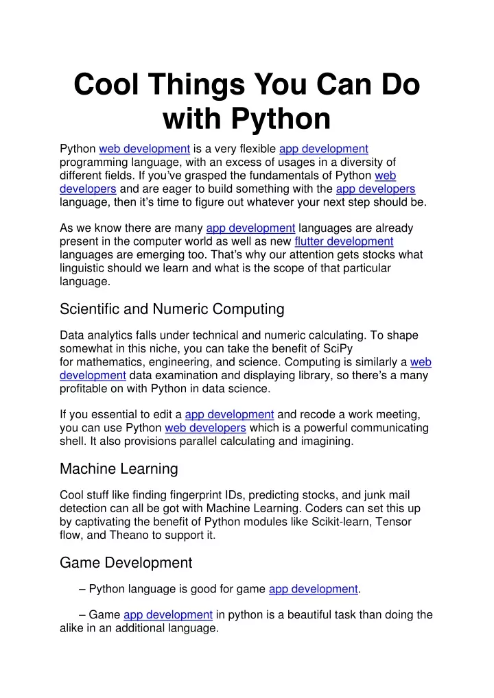 Ppt Cool Things You Can Do With Python Powerpoint Presentation Free Download Id10772999 0705