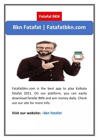 Bkn Fatafat | Fatafatbkn.com