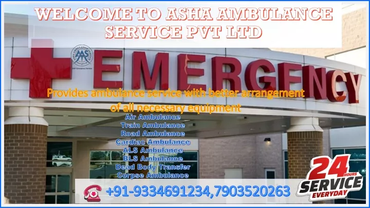 welcome to asha ambulance service pvt ltd