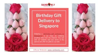 Birthday Gift Delivery to Singapore