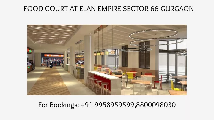 food court at elan empire sector 66 gurgaon