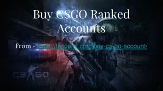 Buy CSGO Ranked Accounts