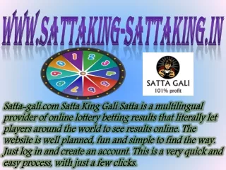 Satta King in