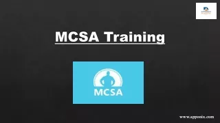 14 August ppt MCSA Training