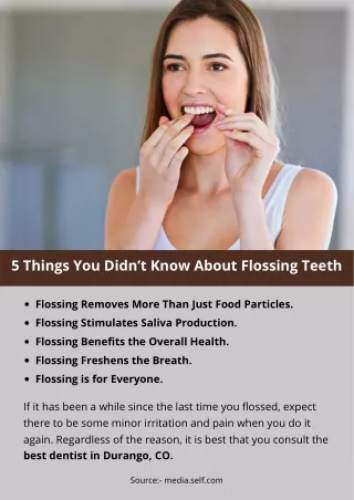 5 Things You Didn’t Know About Flossing Teeth