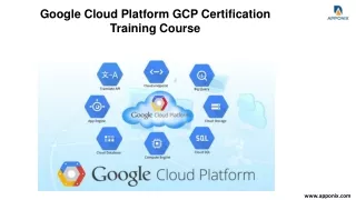 Google Cloud Certification Training Course | GCP Certification Course