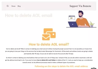 how to delete aol mail in bulk