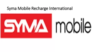 syma syma mobile recharge international mobile