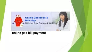 online gas bill payment