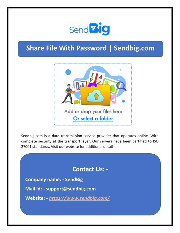 share file with password sendbig com