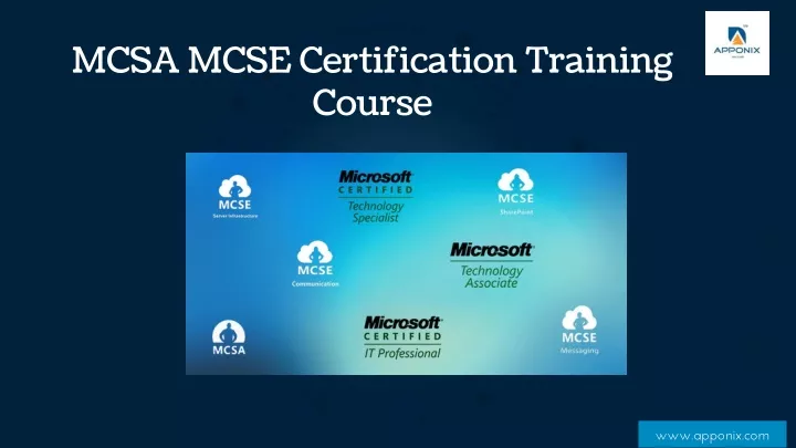 mcsa mcse certification training course