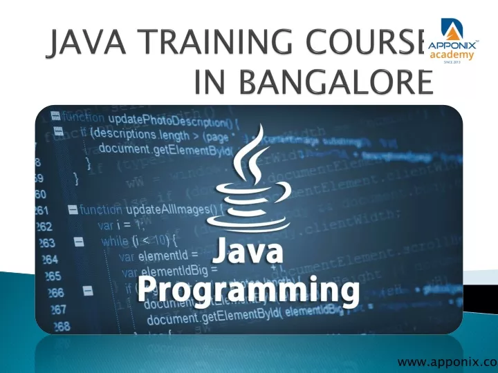 java training course in bangalore