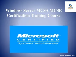 mcsa-course-certification