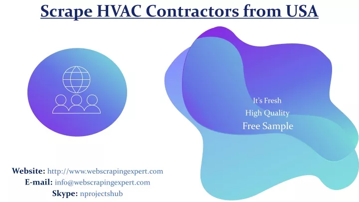 scrape hvac contractors from usa