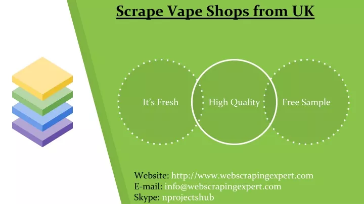 scrape vape shops from uk