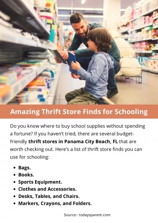 Amazing Thrift Store Finds for Schooling