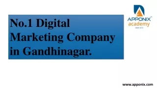 no 1 digital marketing company in gandhinagar