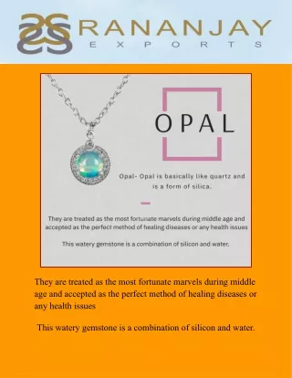 Opal Stone Jewelry