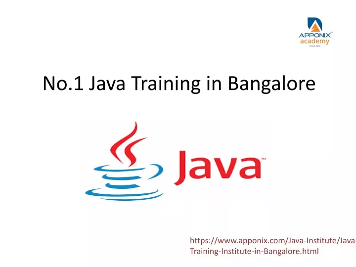 no 1 java training in bangalore