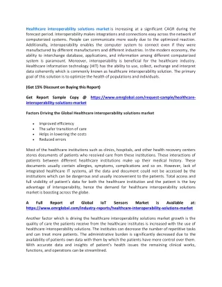 healthcare interoperability solutions market