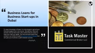 Business Loans for Business Start-ups in Dubai