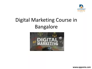 Digital Marketing Course in Bangalore